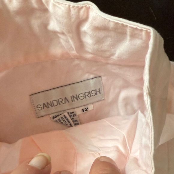 Sandra Ingrish Light Pink Men's Dress Shirt - Picture 2 of 3